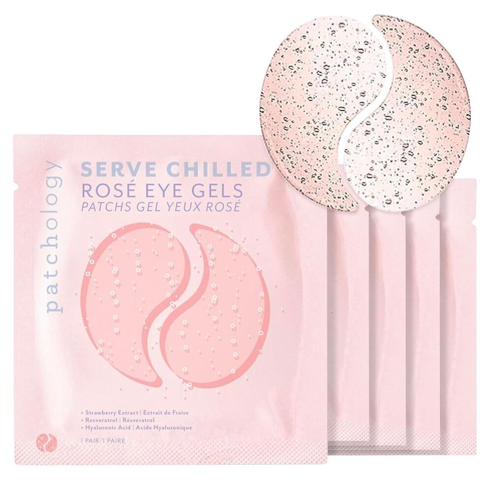 Serve Chilled Rosé Hydrating Under Eye Patches – Hyaluronic Acid & Antioxidant-I